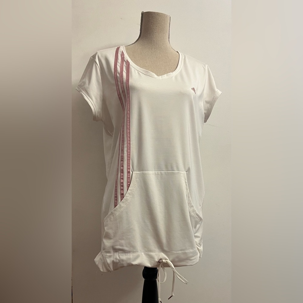 Adidas Women’s Climacool Shirt XL White Pink